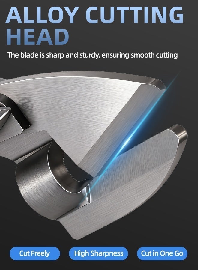 ALongDeng 21V Cordless Electric Tin Snips Heavy Duty Metal Shears with Variable Speed for Cutting Stainless Steel Iron Carpet Cardboard & Plastic - Image 2